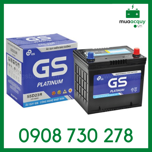 Ắc quy GS MF 55D23R (12V - 60Ah)