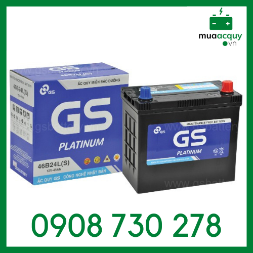 Ắc quy GS MF 46B24L(S) (12V - 45Ah)