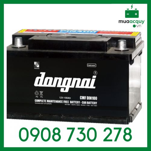 Ắc quy Đồng Nai CMF DIN100 (12V-100Ah)