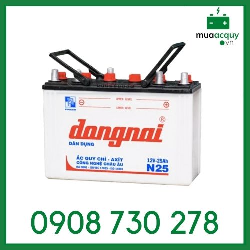 Ắc quy Đồng Nai N25 (12V-25Ah)