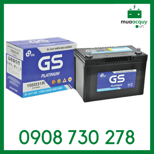 Ắc quy GS MF 105D31R (12V - 90Ah)